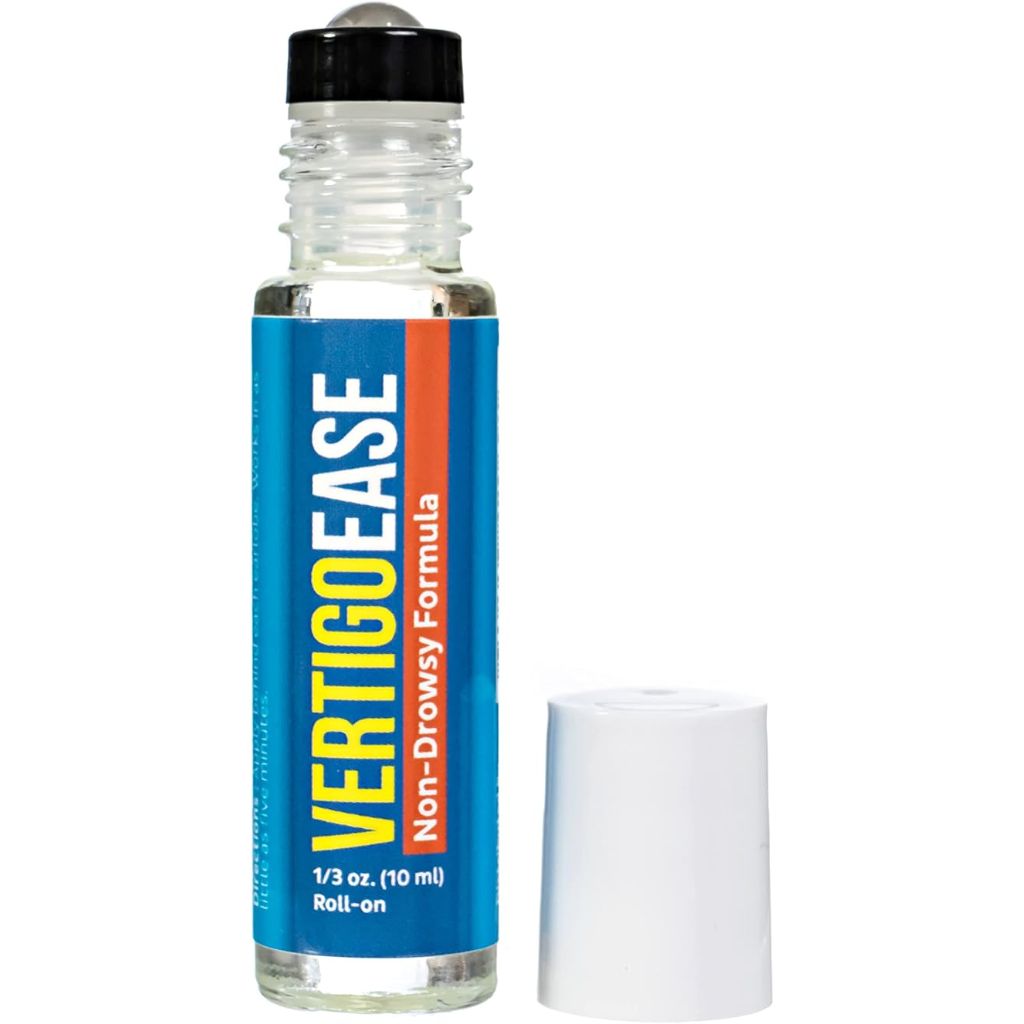 Basic Vigor Vertigo Ease Roll-On (10ml) - Natural & Fast-Acting Vertigo and Dizziness Support with Lavender, Ginger, Frankincense & Essential Oils - Combat Travel Sickness
