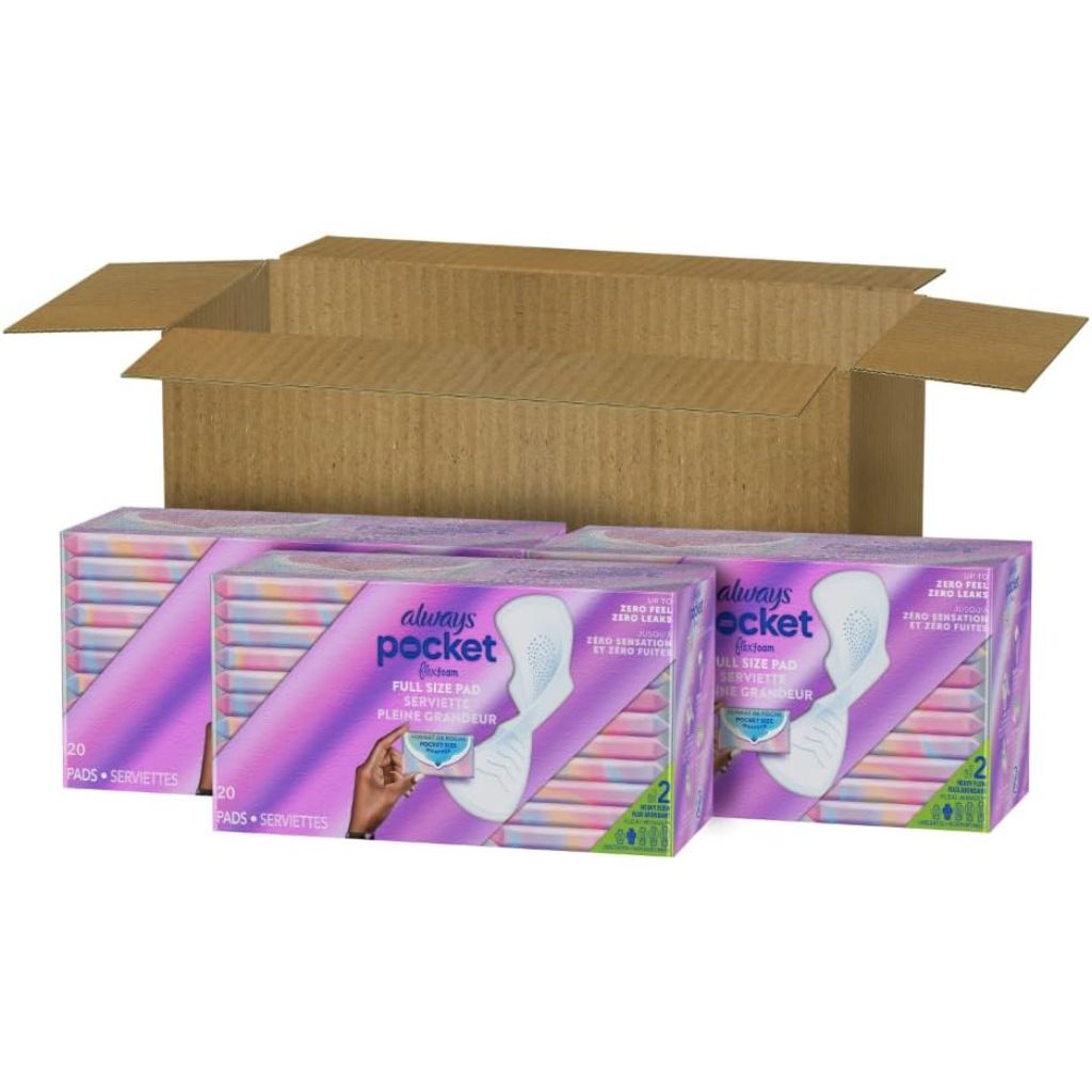 Always Pocket Flexfoam Full Size Pad (Unscented) Size 2 - Heavy - 60ct
