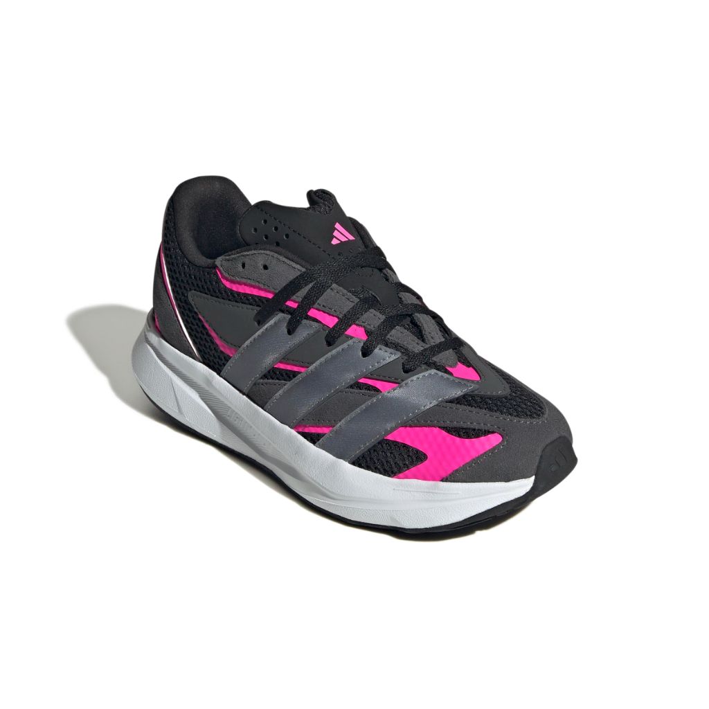 Adidas Unisex-Kids Lightblaze, Black/Iron Metallic/Lucid Pink, 7
