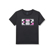 Under Armour Girls' Tech Big Logo Short Sleeve T Shirt, Black - size X-Large
