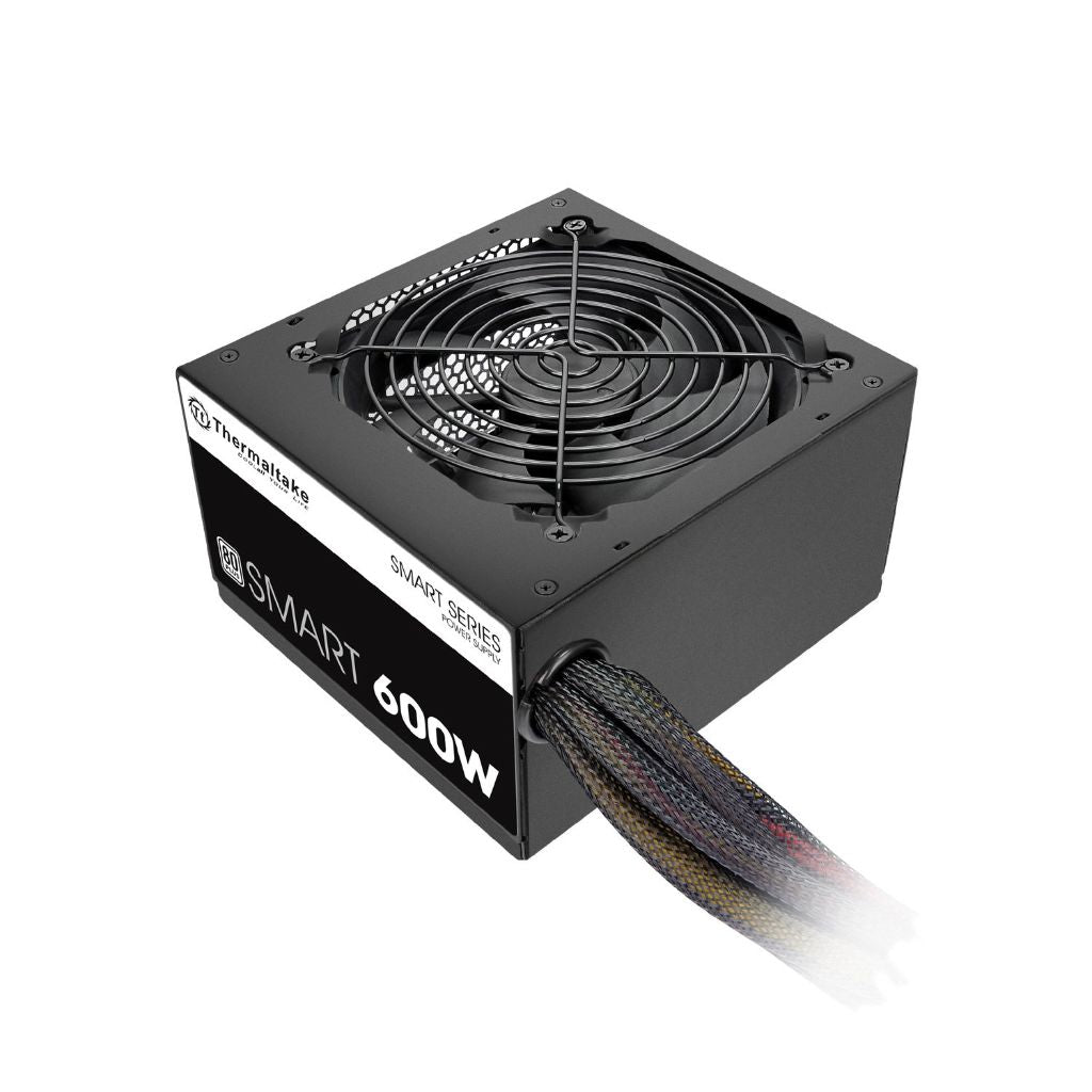 Thermaltake Smart Power Supply - 600W, 80 Plus, White, Active PFC, S/Cable