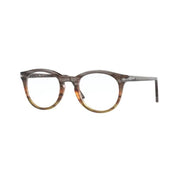 Persol PO3259V 1137 Men's Eyewear Frames - Striped Brown, 48/21/145