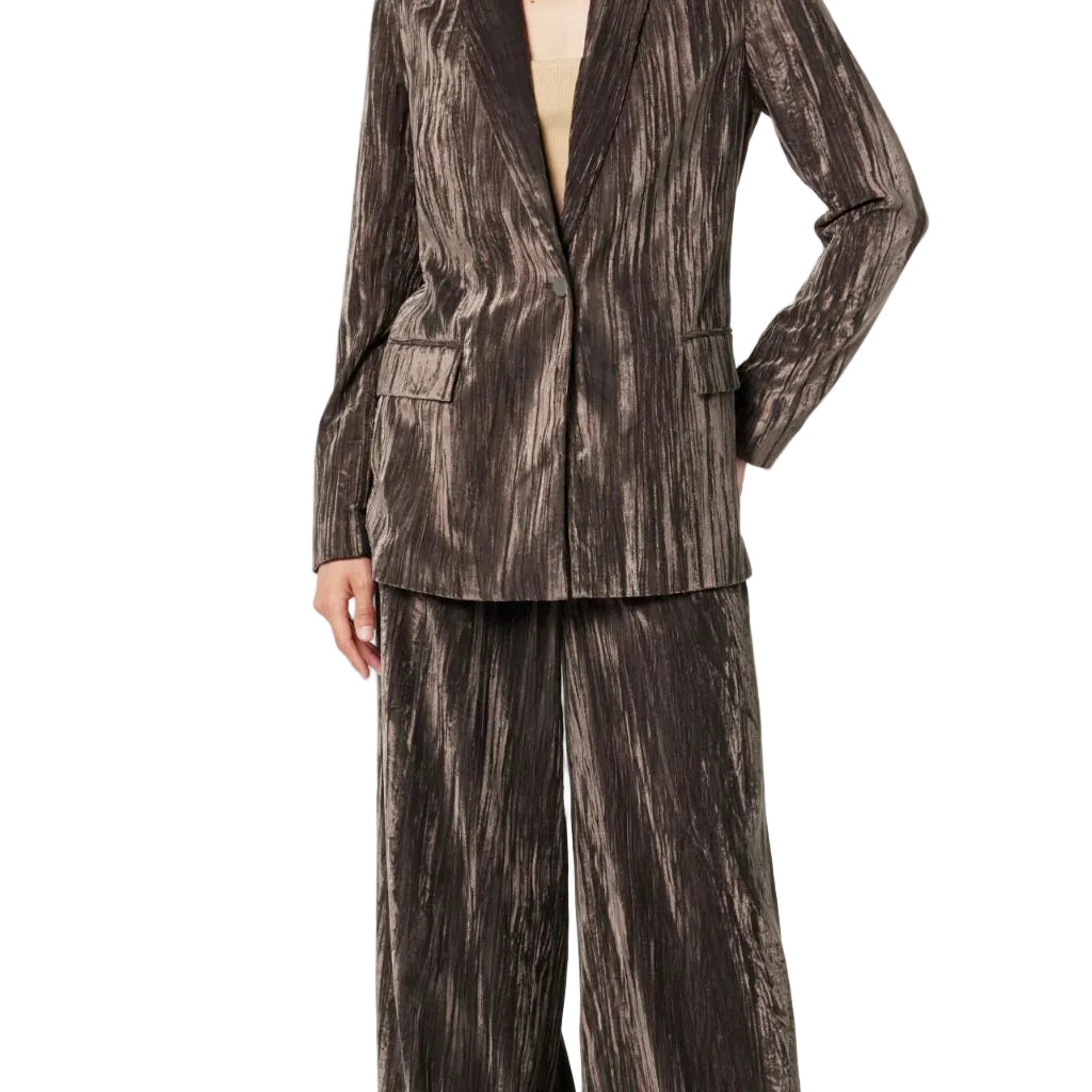 The Drop Women's Blake Long Blazer, Java Velvet, Medium