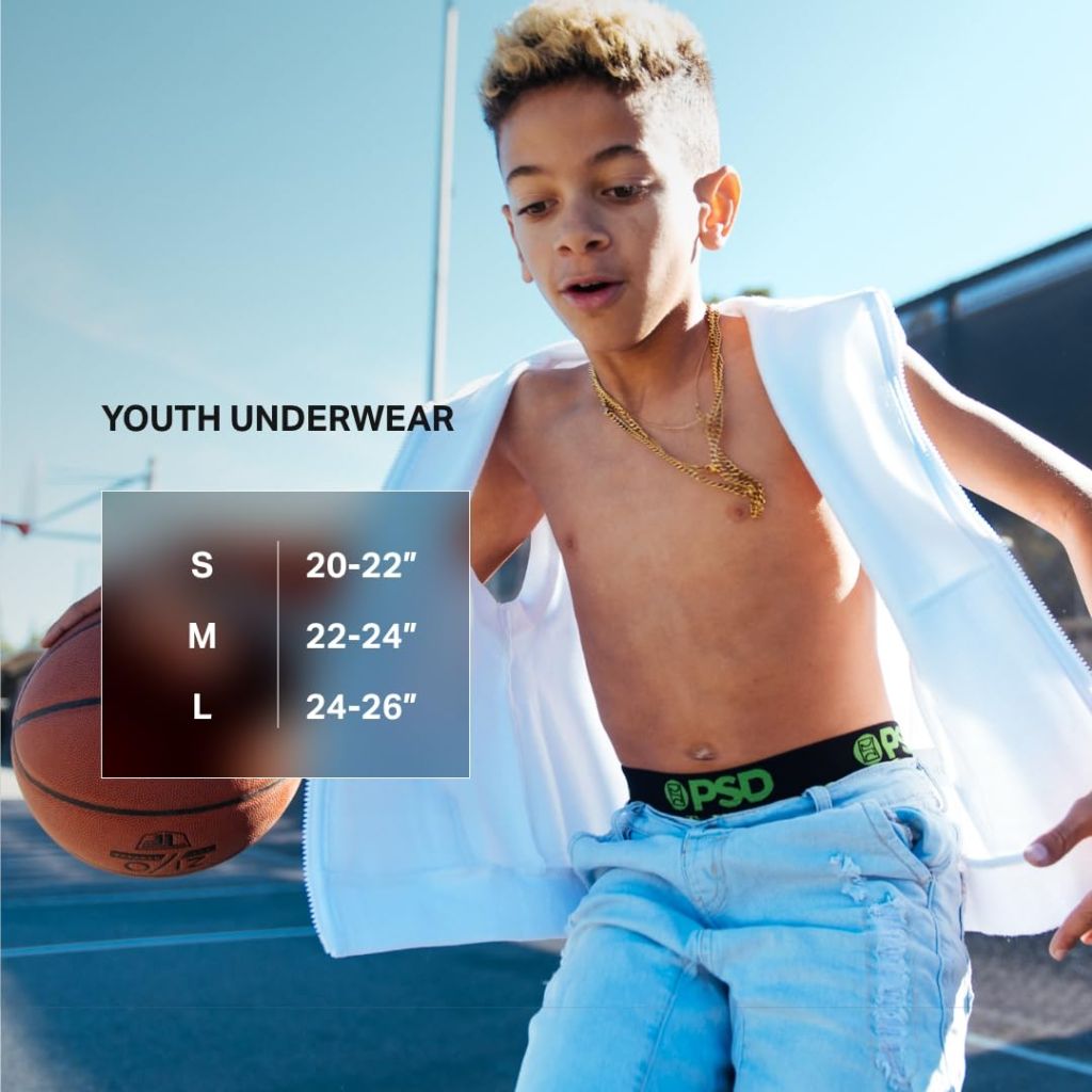 PSD Boys Boxer Briefs – Palm Shark - size Large