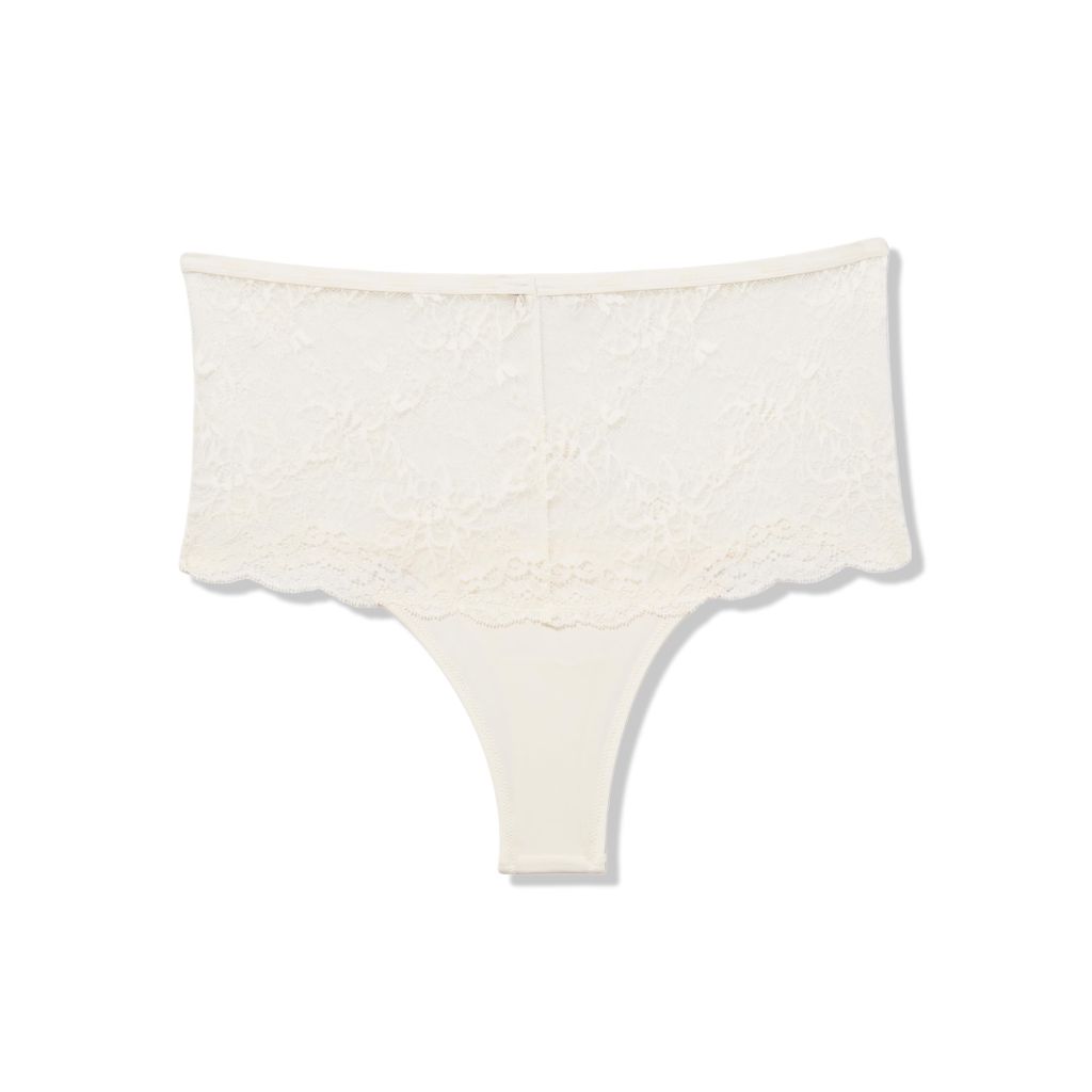 BOSS Lace Hipster Highwaisted Briefs Off-white