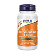 NOW Foods Supplements, BerryDophilus™, Gastrointestinal Support, Extra Strength, 50 Chewables