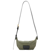 AllSaints Women's Handbags Madea Snake Xbody - Military Green