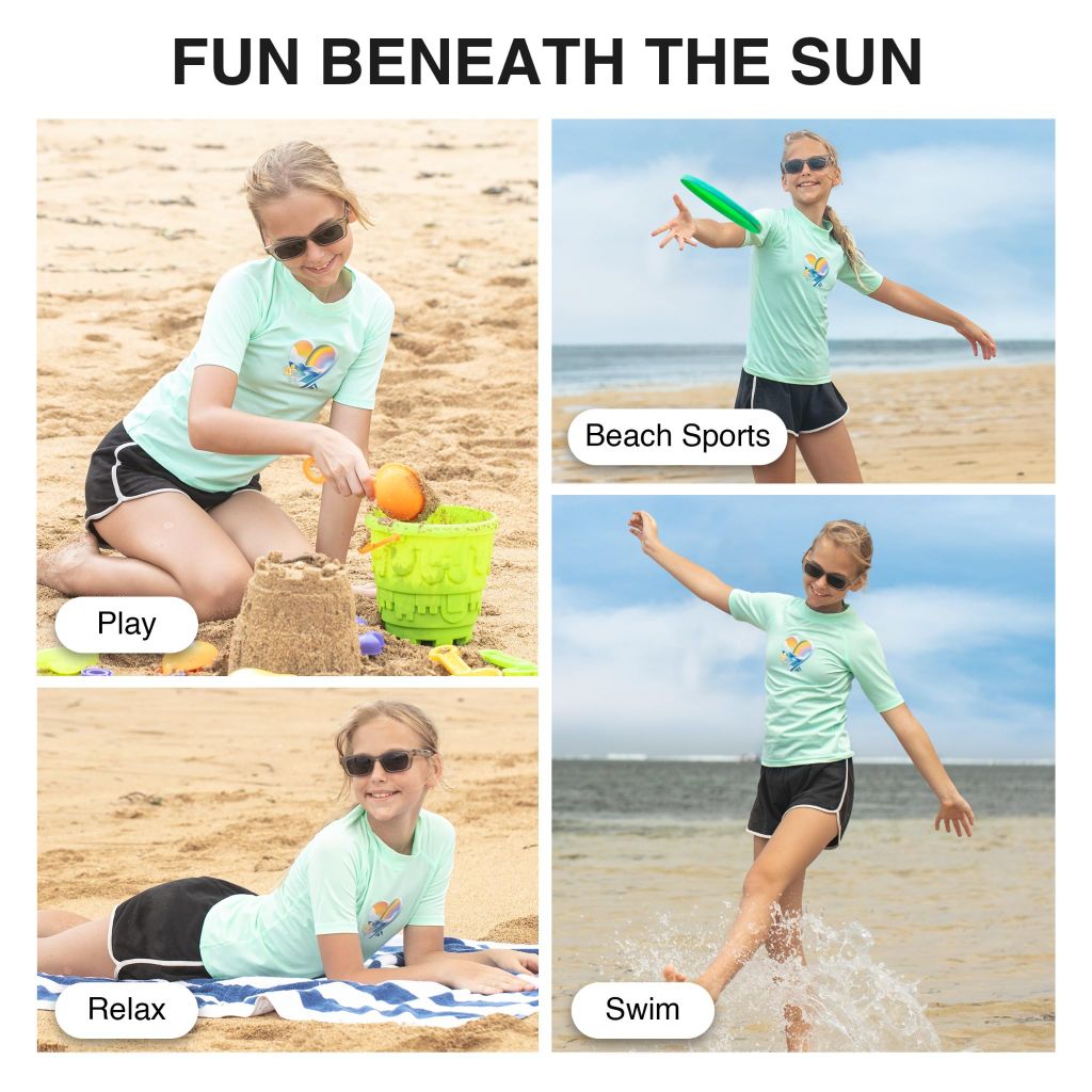 Fiona Rashguard, Ice Green, 5T