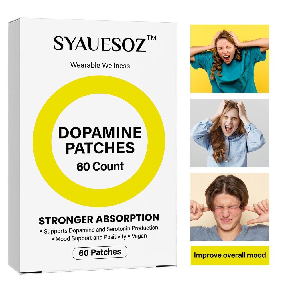 SYAUESOZ Dopamine Patches Vegan Mood Support Patches - 60ct