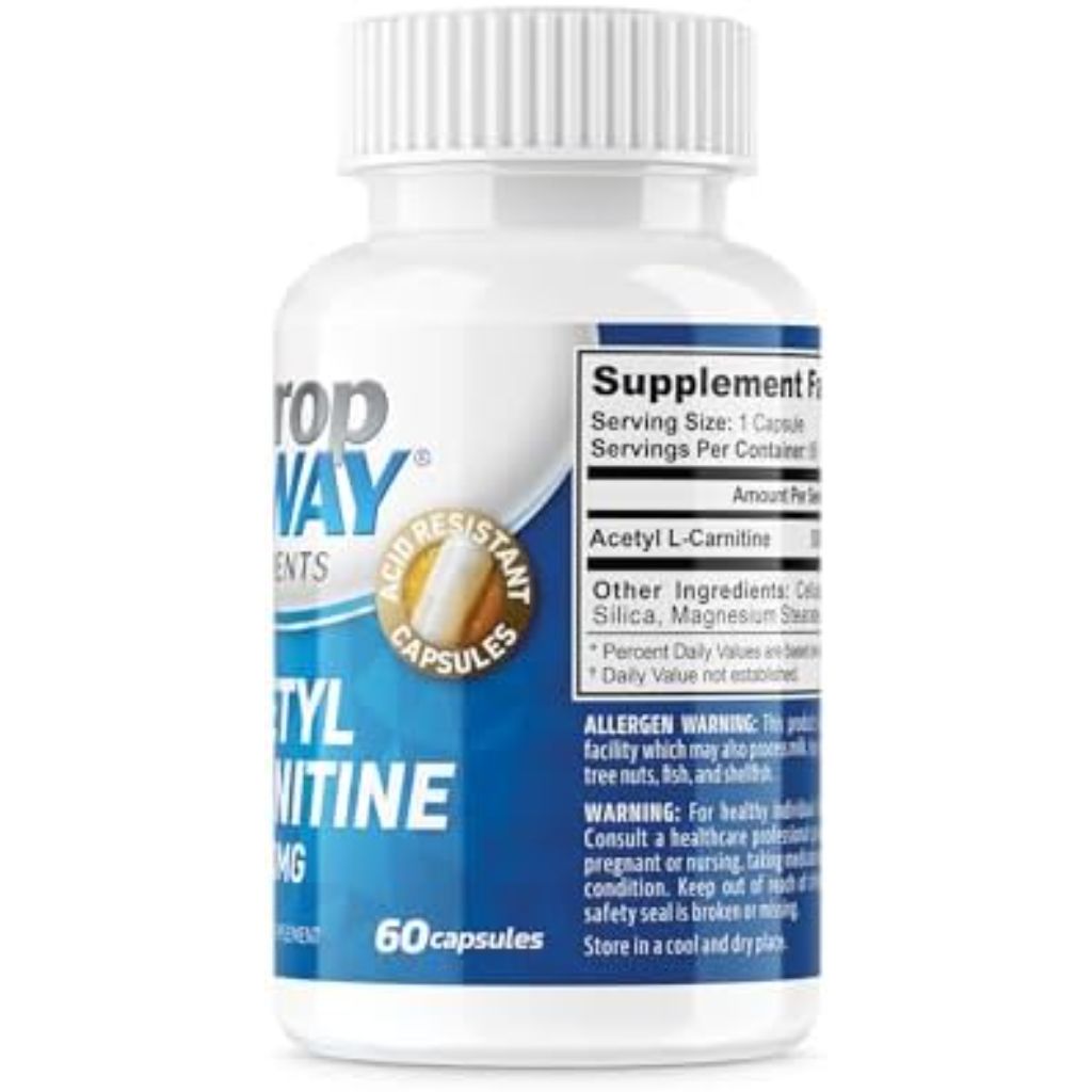 NeuropAWAY Elements Acetyl L-Carnitine 500mg - 60 Capsules