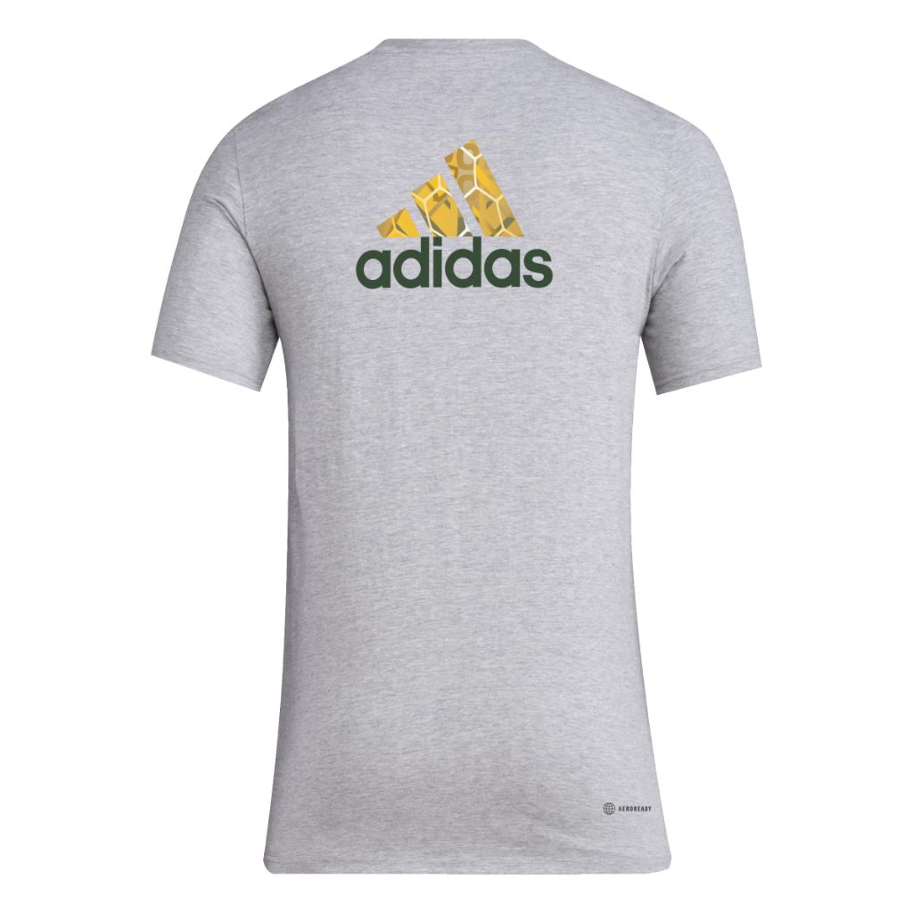 Adidas Men's Portland Timbers MLS Short Sleeve T-Shirt, Grey Heather, Small