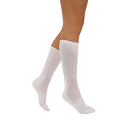 Organic Basics Unisex Core Tennis Crew Socks 3-pack, White, 10-12