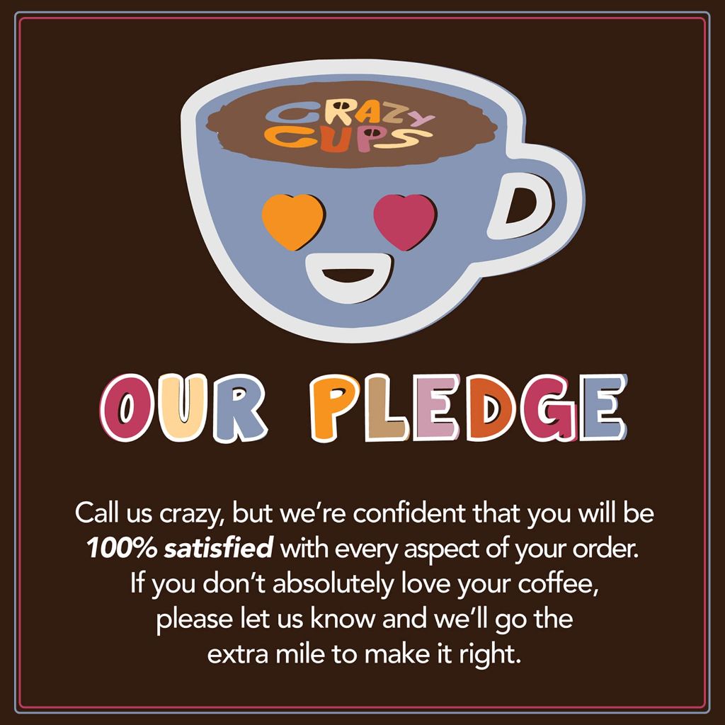 Crazy Cups Flavored Coffee Pods Variety Pack -  24 Count (Pack of 1)