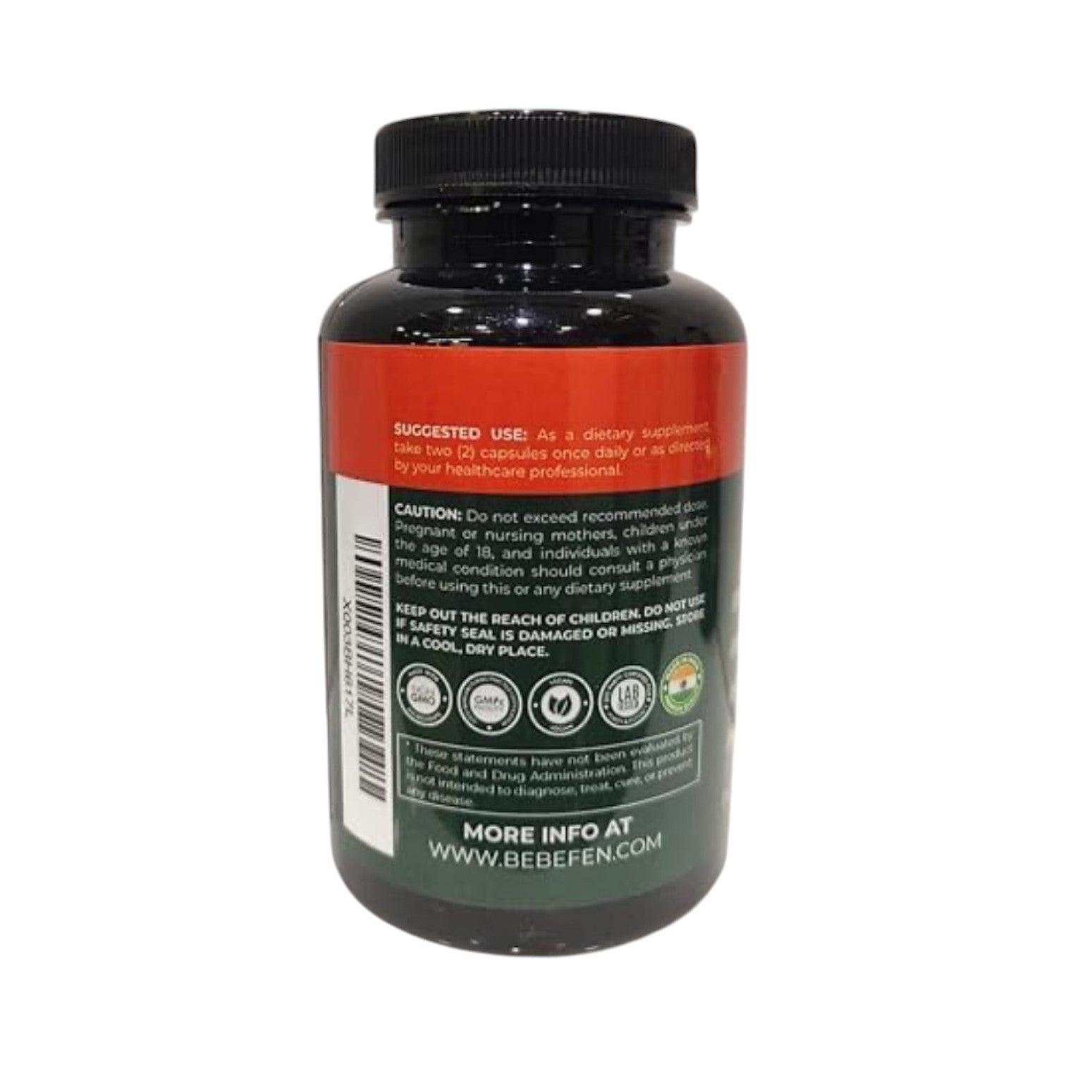 BEBEFEN (2 Packs) Sea Moss Capsules with Ashwagandha, Fenugreek, Bladderwrack and More - Body Management