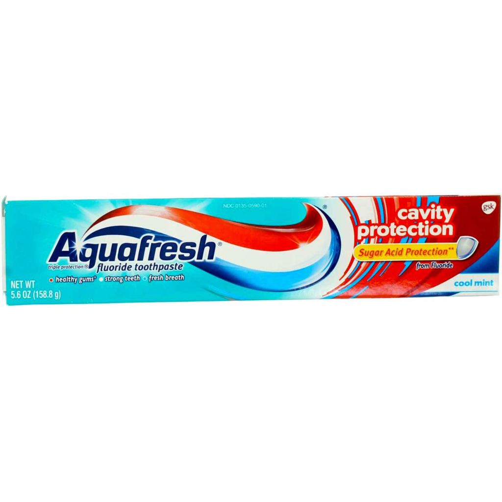 Aquafresh Cavity Protection Fluoride Toothpaste - Cool Mint, 5.6 oz