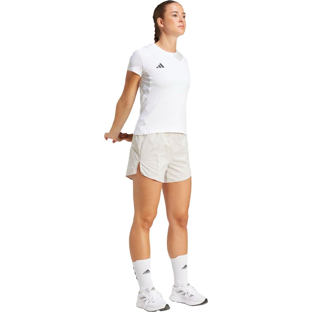 Adidas Women's Adizero Essentials Running Shorts, Wonder Alumina, XX-Large/4" Inseam