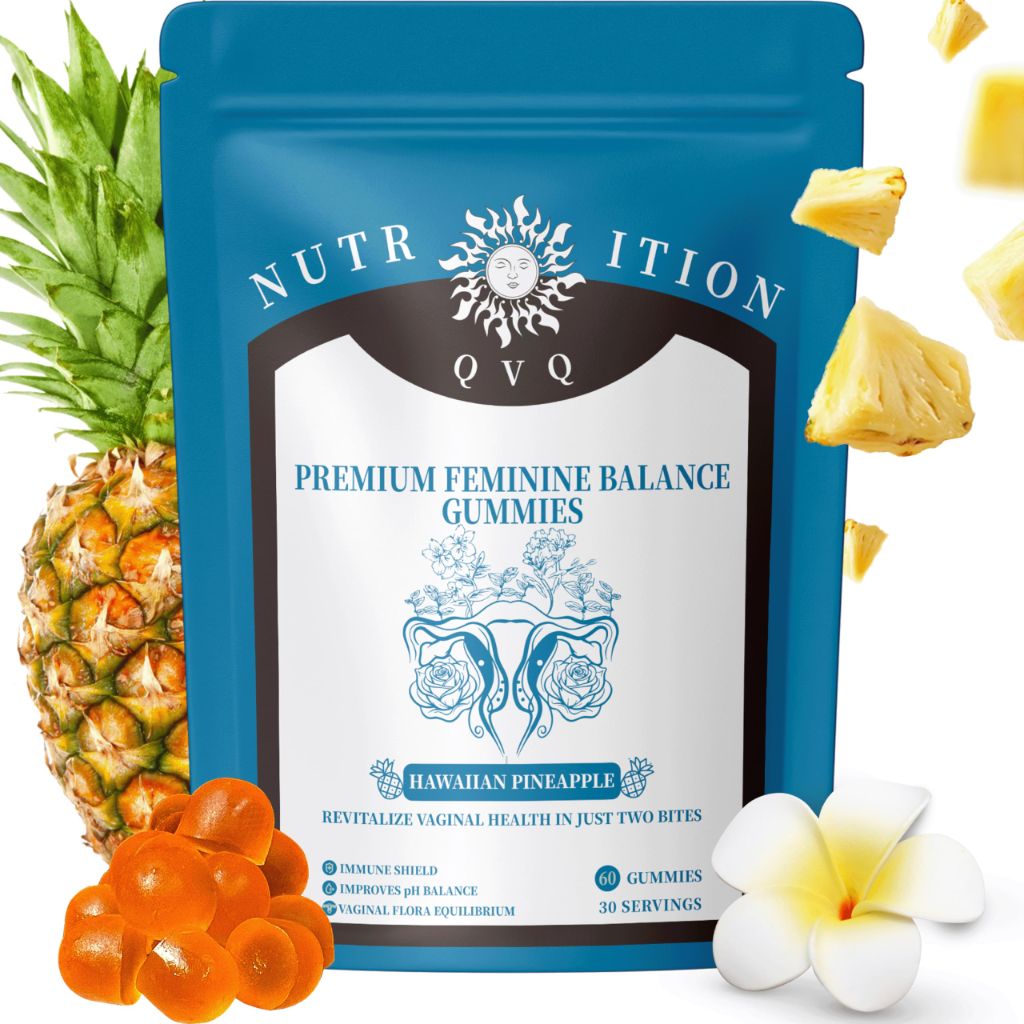 Organic Natural Sourcing Premium Feminine PH Balance Gummies  Health, Immune Support, Hawaiian Pineapple Flavor