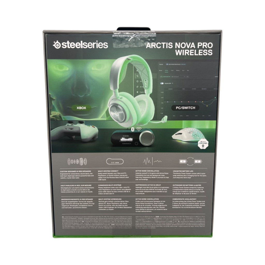 Arctis Nova Pro Wireless Multi Gaming Headset for Xbox Series X|S  Xbox One - White