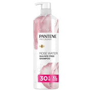 Pantene Sulfate Free Rose Water Shampoo, 30.0 oz