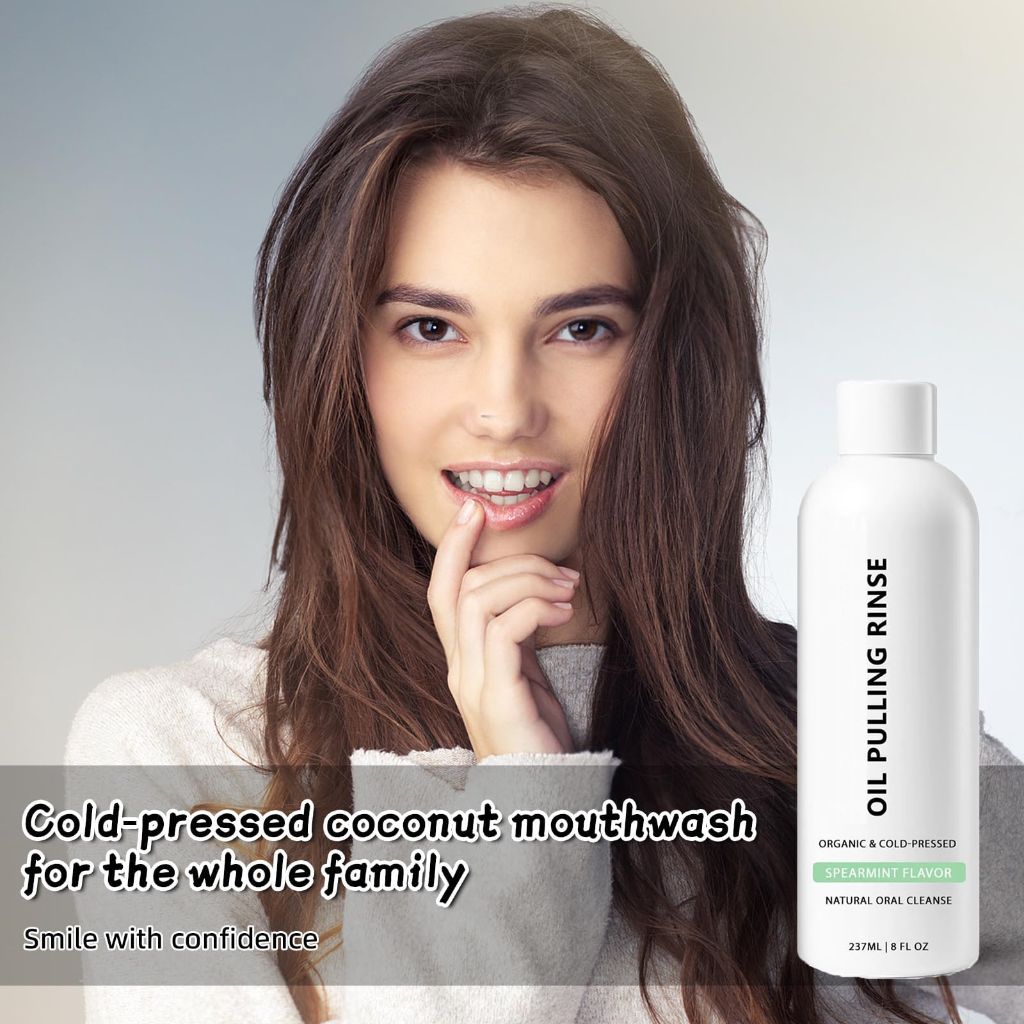 Spearmint Oil Pulling Rinse - 8oz