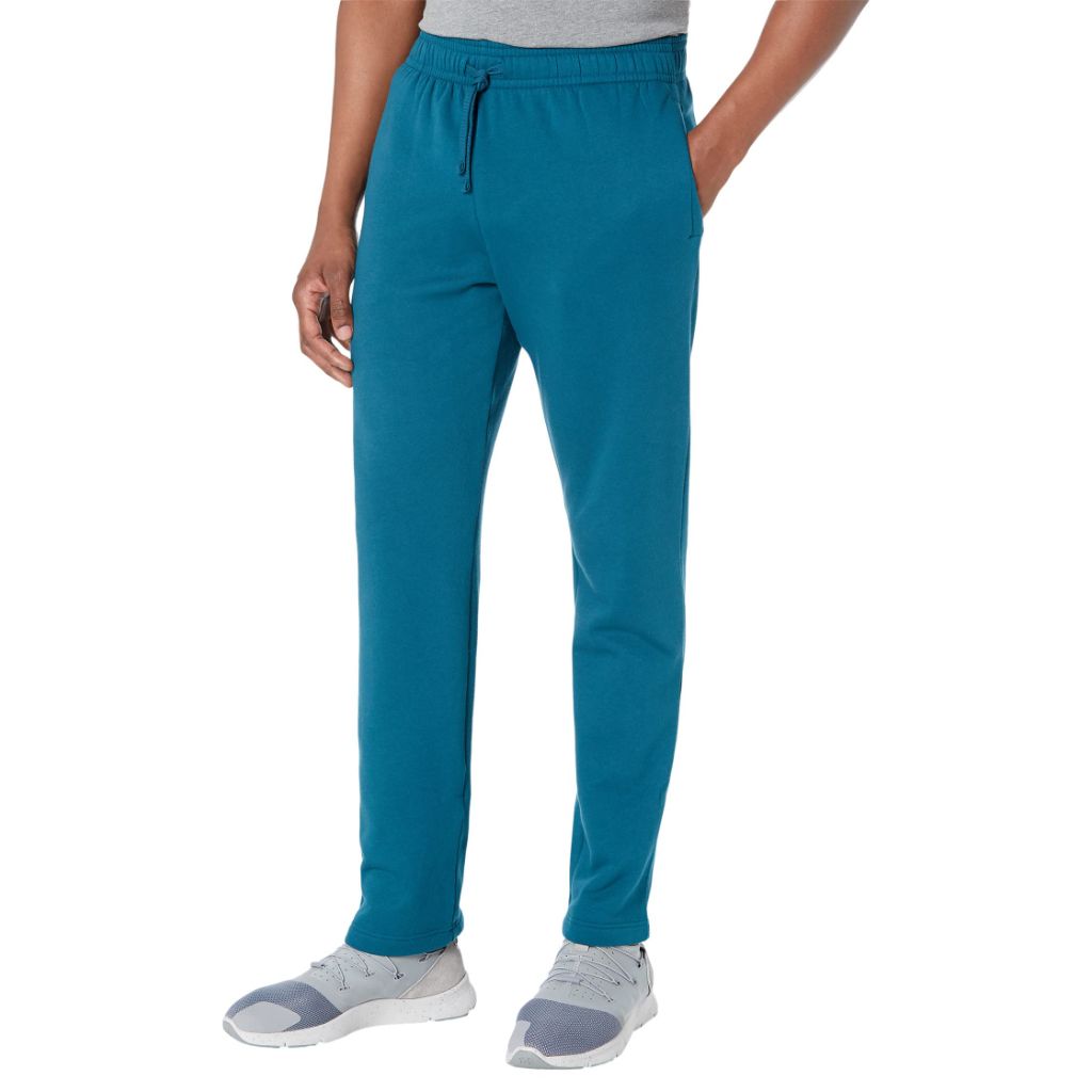 Under Armour Men's Standard Rival Fleece Pants, (716) Tourmaline Teal / / Onyx White, X-Small