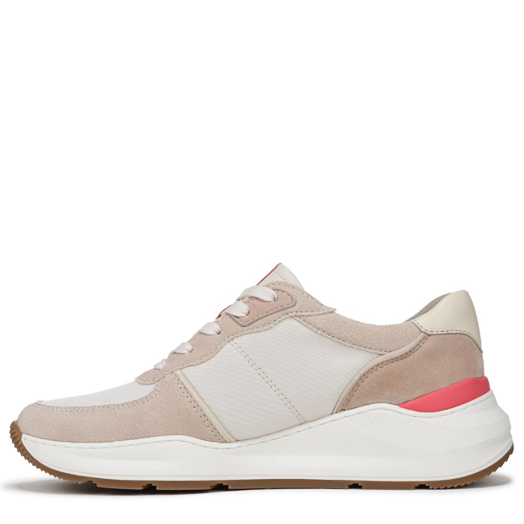 Naturalizer Womens Blossom Sneaker White/Porcelain Multi - size 8.5