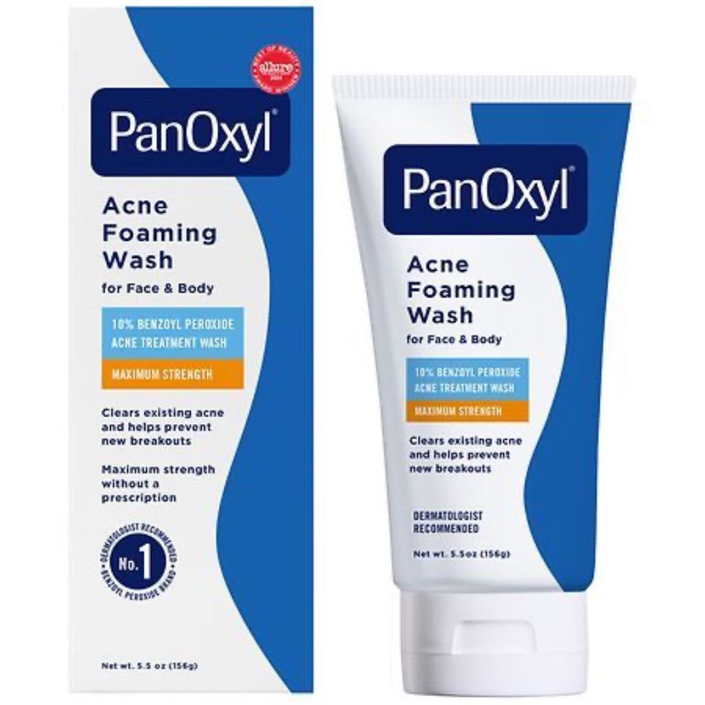 PanOxyl Max Strength Foaming Acne Wash w/10% Benzoyl Peroxide - 5.5 fl. oz.