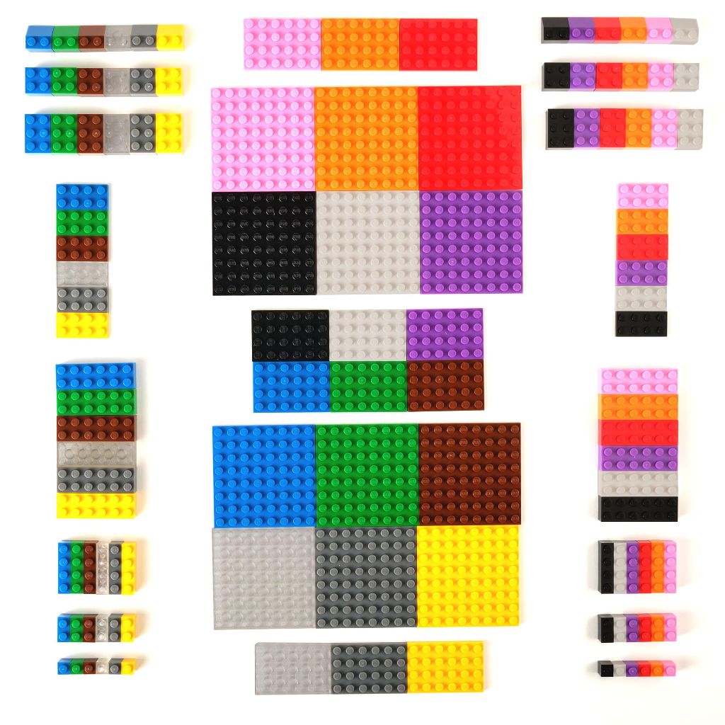 Strictly Briks Building Brick Starter Kit 1008 Pack - Vibrant Colors