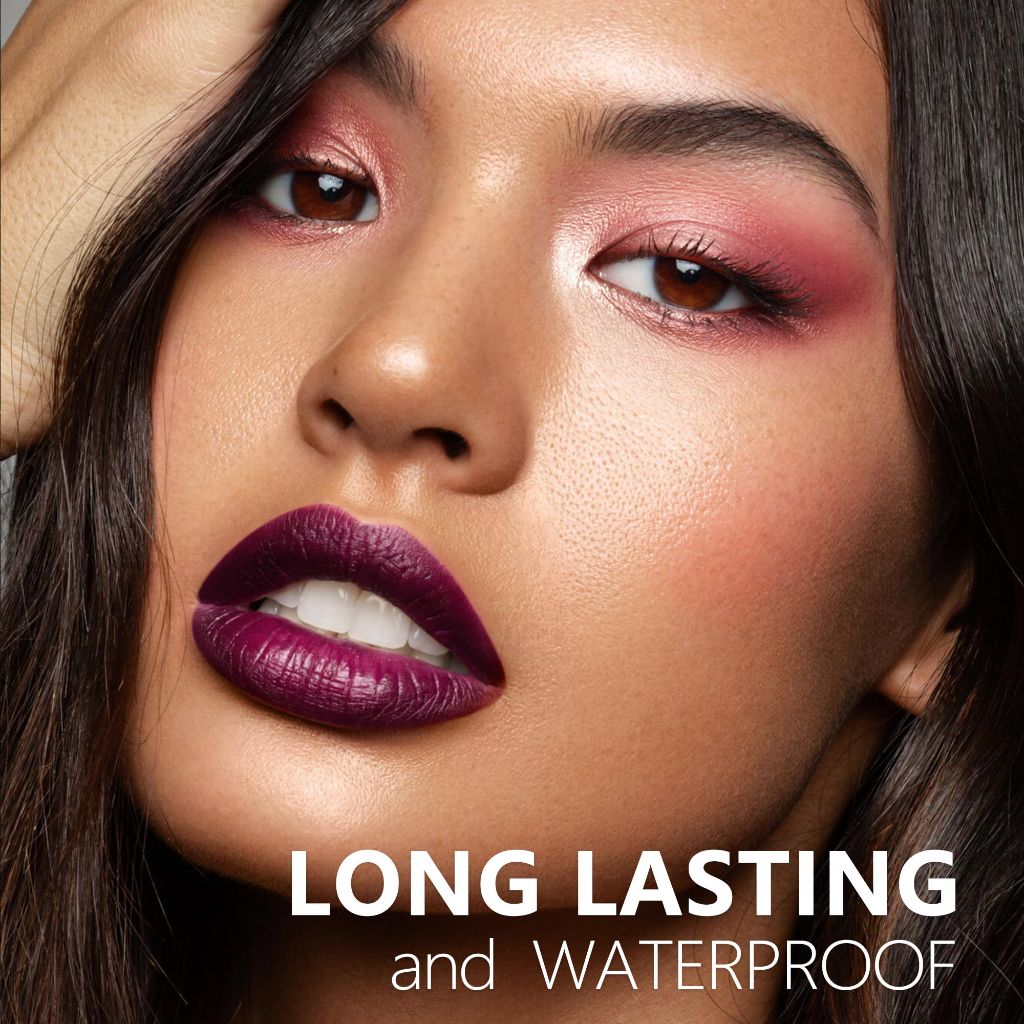 HANLADY Berry Pink Red Lipstick 3Pc Long Lasting Lipsticks, Pigmented Smudgeproof , A66/44/12