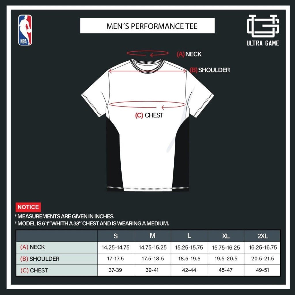 Ultra Game Men's Standard Active Tee Shirt  Charcoal Heather  Large
