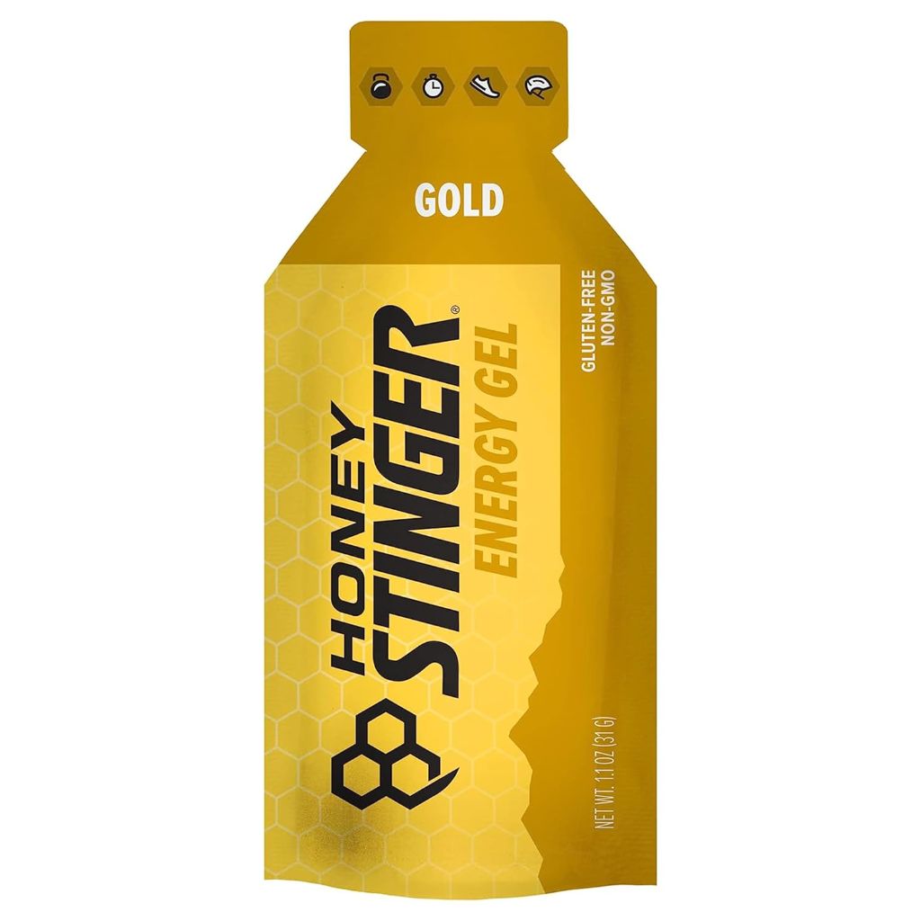 Honey Stinger Energy Gel, Gold (1.1oz) - 24 Packets