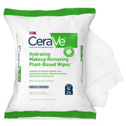CeraVe Makeup Remover Wipes, Plant Based Face Wipes, 25ct