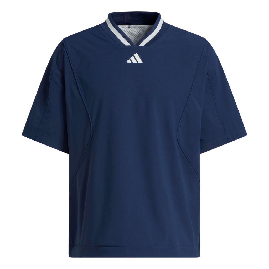 Adidas Men's Beyond Short Sleeve Pullover, Collegiate Navy, Medium