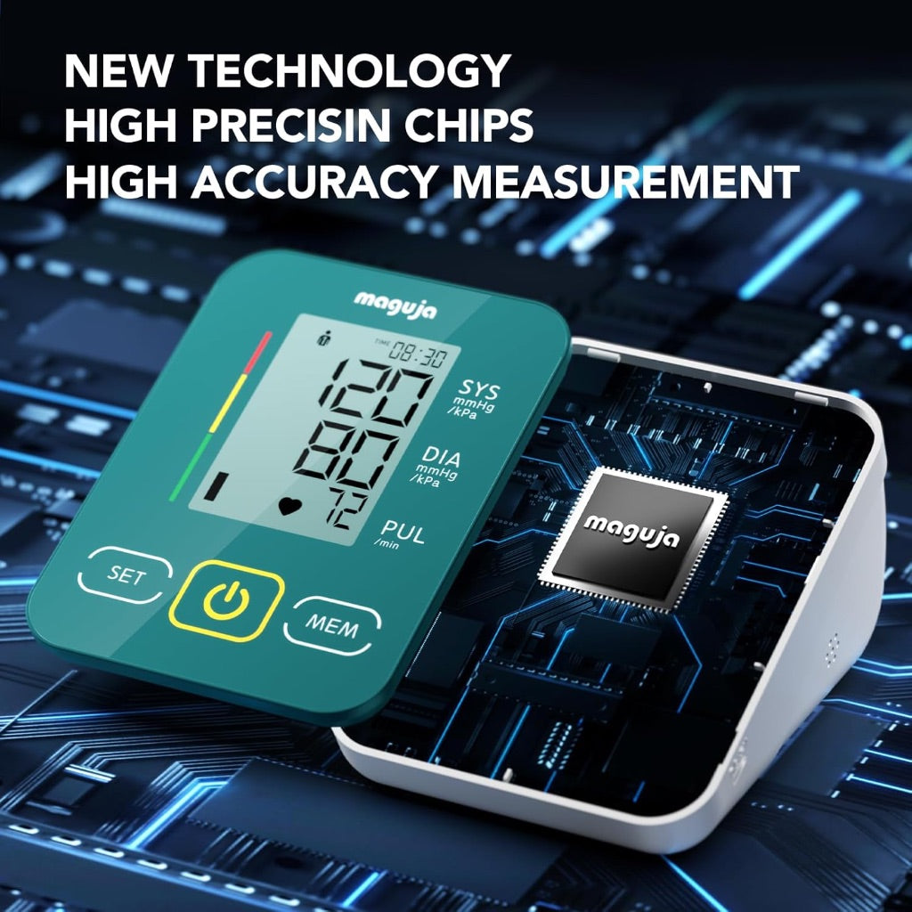 Arm Blood Pressure Monitor,maguja Blood Pressure Machine,BP Monitor Automatic Upper Arm Digital with Blood Pressure Cuff for Home Use