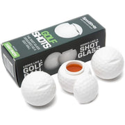Golf Shots | Golf Ball Shaped Shot Glass Set – Fun Gift, Unique and Funny Gifts For Dad, Husband, Golfers and Men. Golfer Christmas Gift, Stocking Stuffer, or White Elephant.