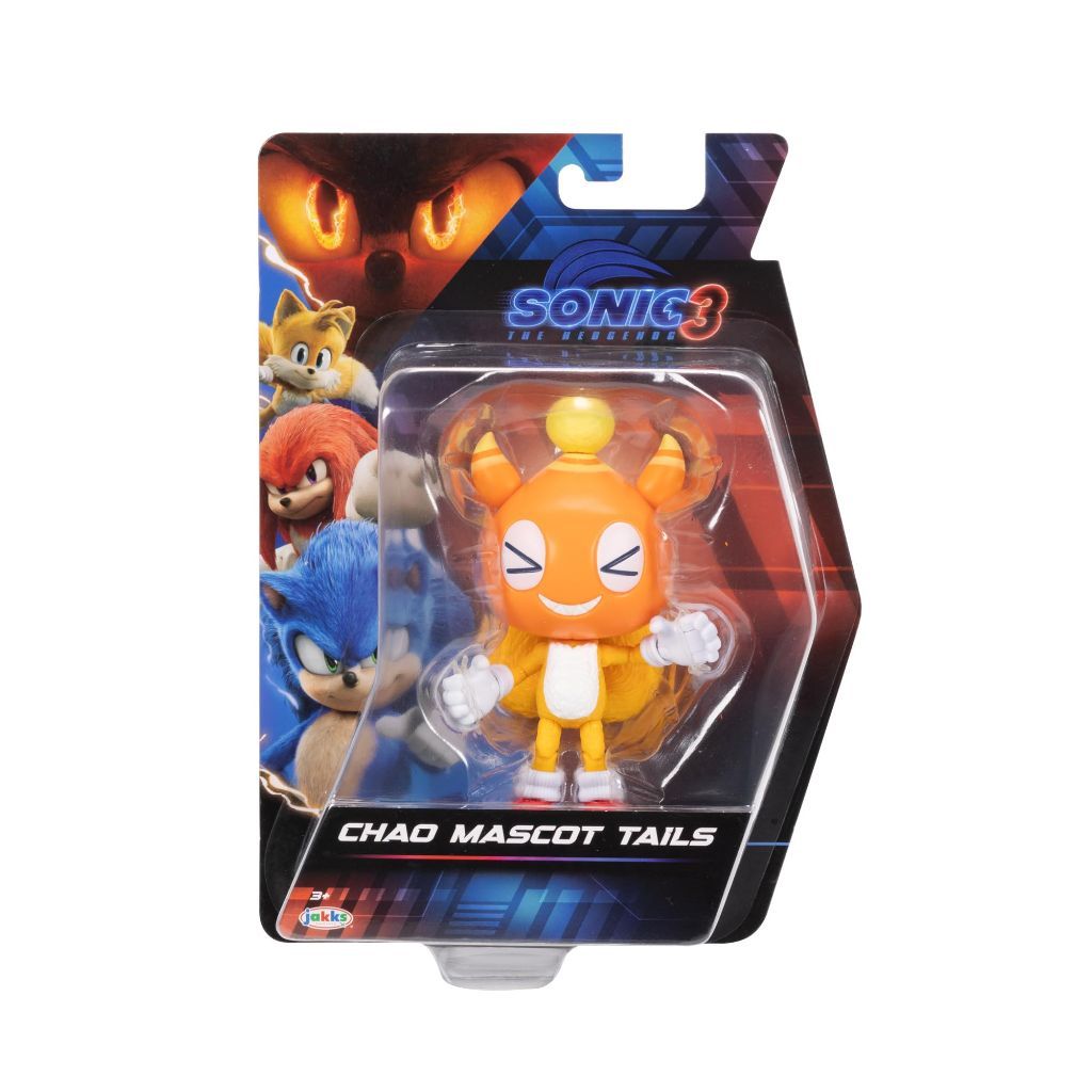 Sonic 3 Movie Action Figures 5-Inch Chao Mascot Tails Collector Toy Figure