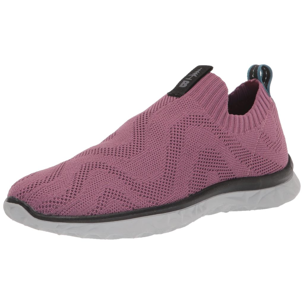 BASS OUTDOOR Women's Hex Knit Pull-On Sneakers - Hawthorn Rose, Size 7