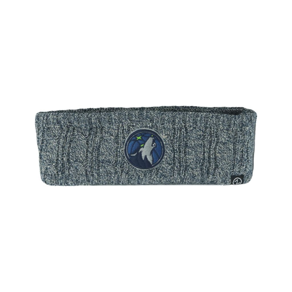Minnesota Timberwolves NBA Officially Licensed Headband Heathered Cable Knit