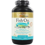 Spectrum Essential Fish Oil 1,000mg Omega-3 with Vitamin D - 250 Softgels