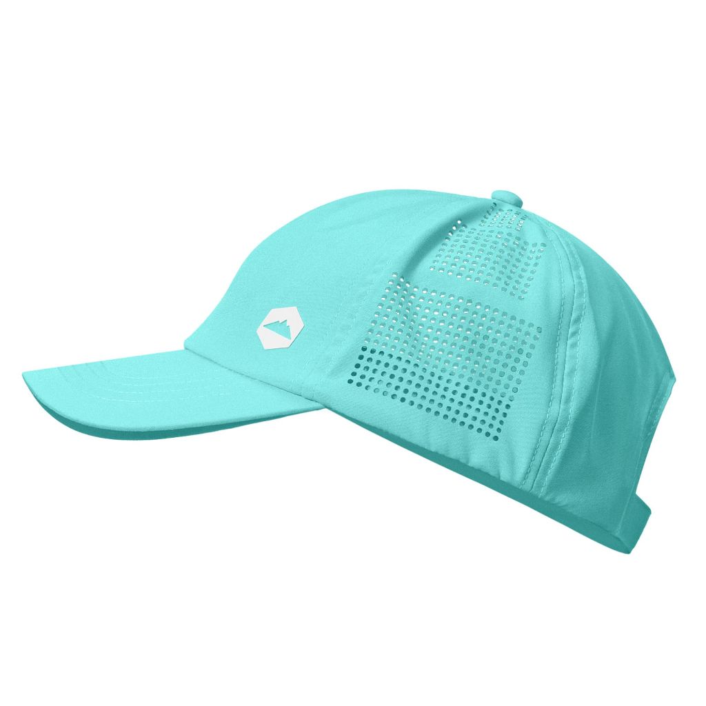 Tough Headwear Baseball Running Cap  - Sweat-Wicking Aqua