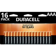 Duracell Coppertop Alkaline Batteries - AAA, 16 Pack