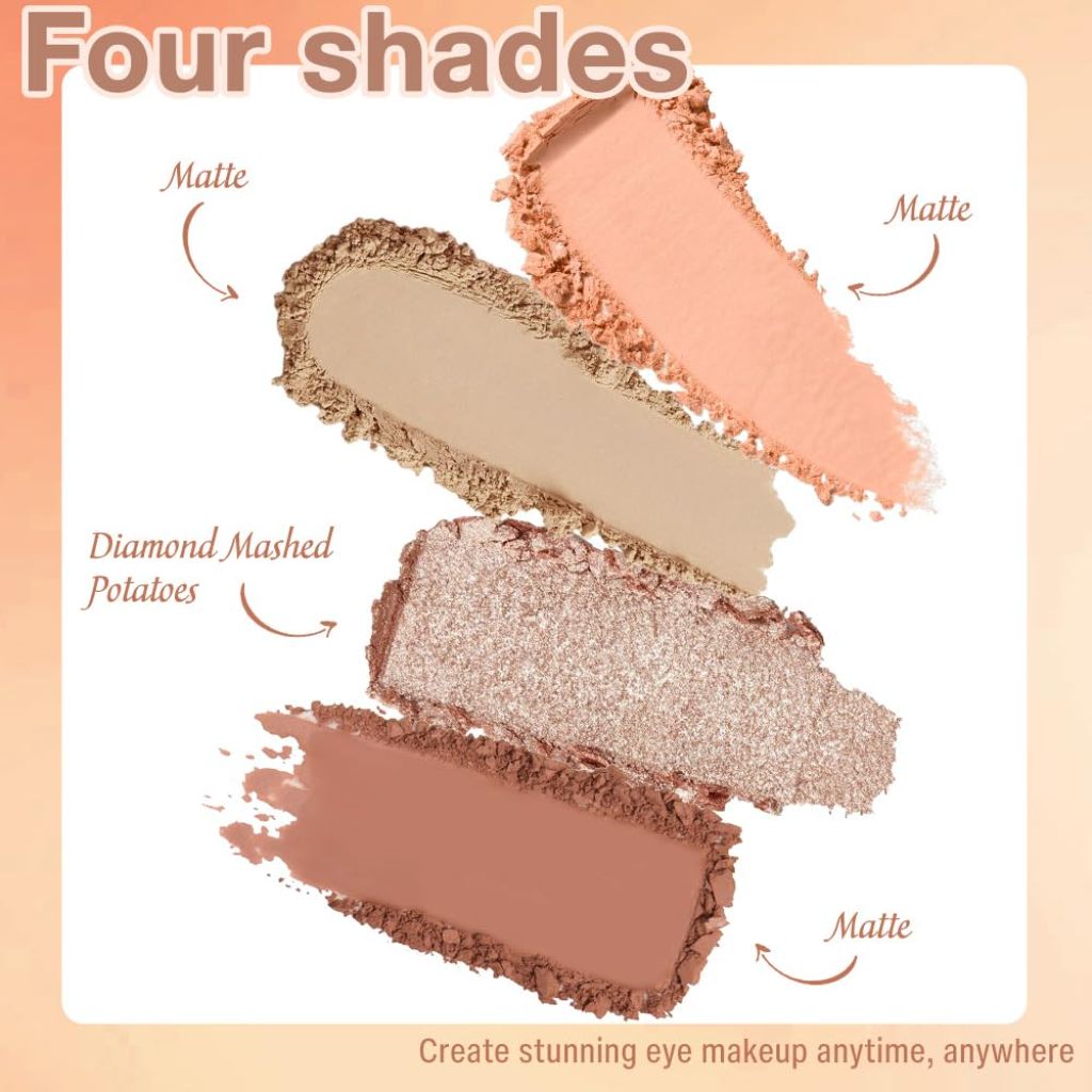 FeiCuiYun Neutral Tan Eye Shadow Palette, (04 #Tan)