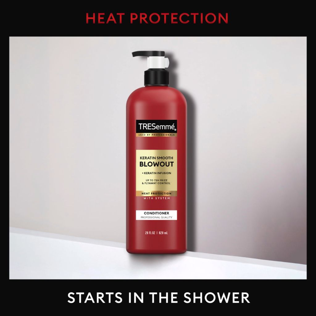 TRESemmé Conditioner Keratin Smooth for Frizzy Hair,Formulated with Lamellar-Discipline, 28 Fl Oz
