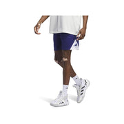 adidas Basketball Badge Of Sport 9 Shorts Men's Clothing Victory Blue/White : 2XL 9, Polyester