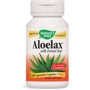 Nature's Way Aloelax with Fennel Seeds Vitamin | 340 Mg | 100 Vegan Caps