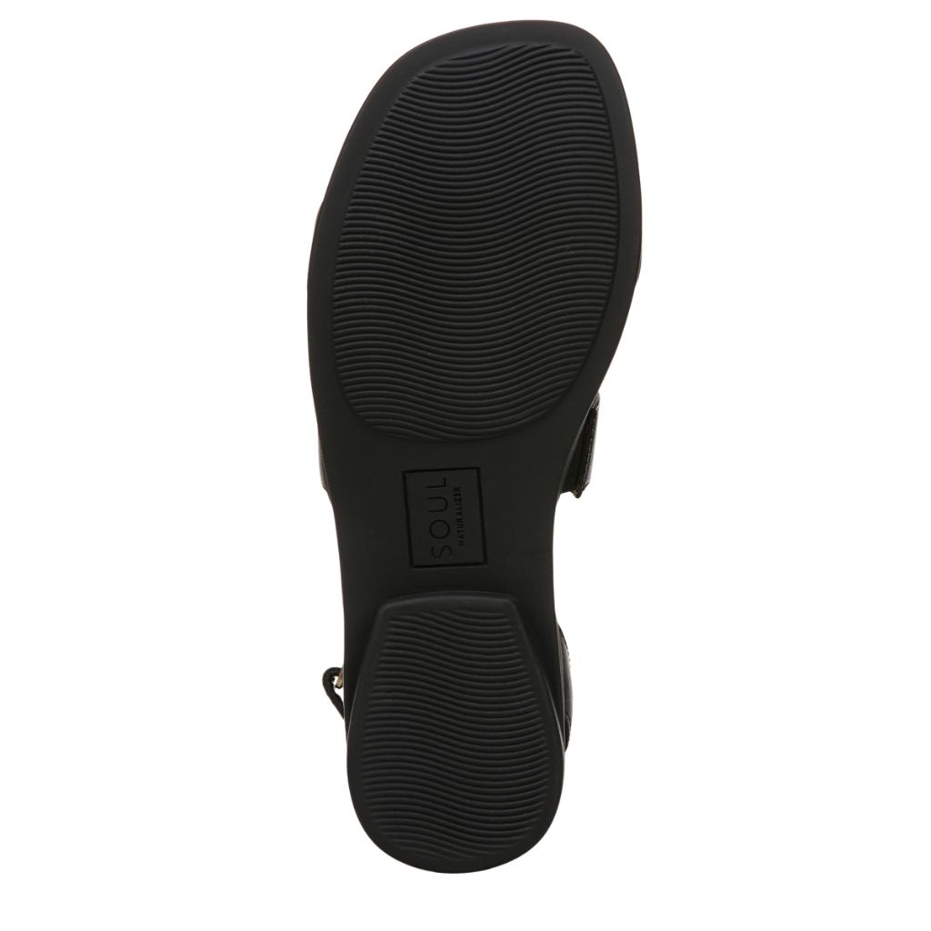 Naturalizer SOUL Women's Fiesta Sandal Black 7.5 W