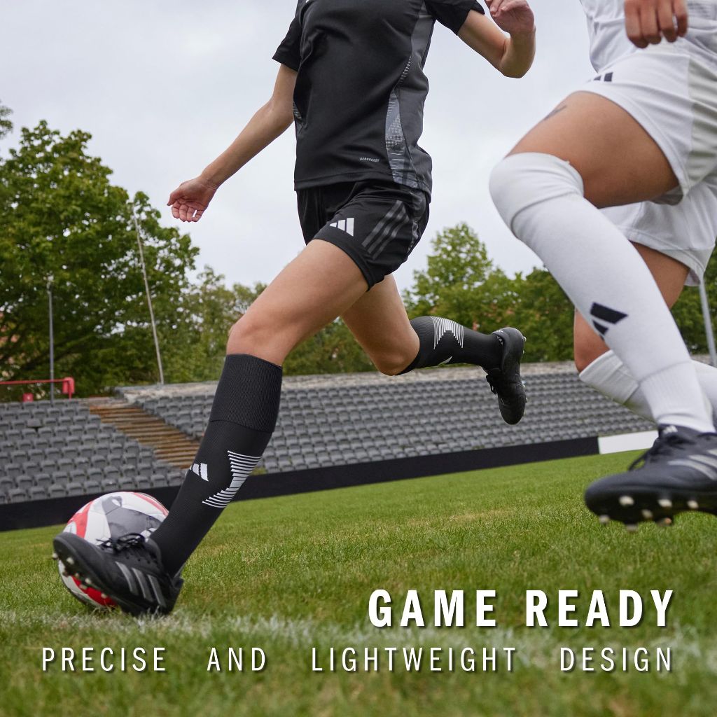 adidas Unisex Over-the-Calf Team Speed Soccer Socks - Black, Small