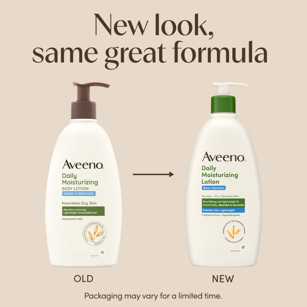 Aveeno Sheer Hydration Fragrance-Free Daily Moisturizing Lotion - 18 fl. oz