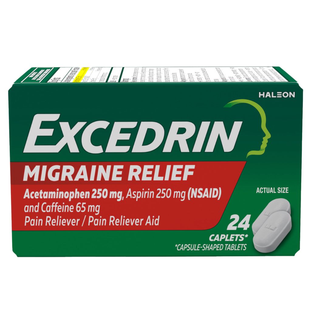 Excedrin - Migraine Relief Caplets, 24 Count