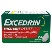 Excedrin - Migraine Relief Caplets, 24 Count